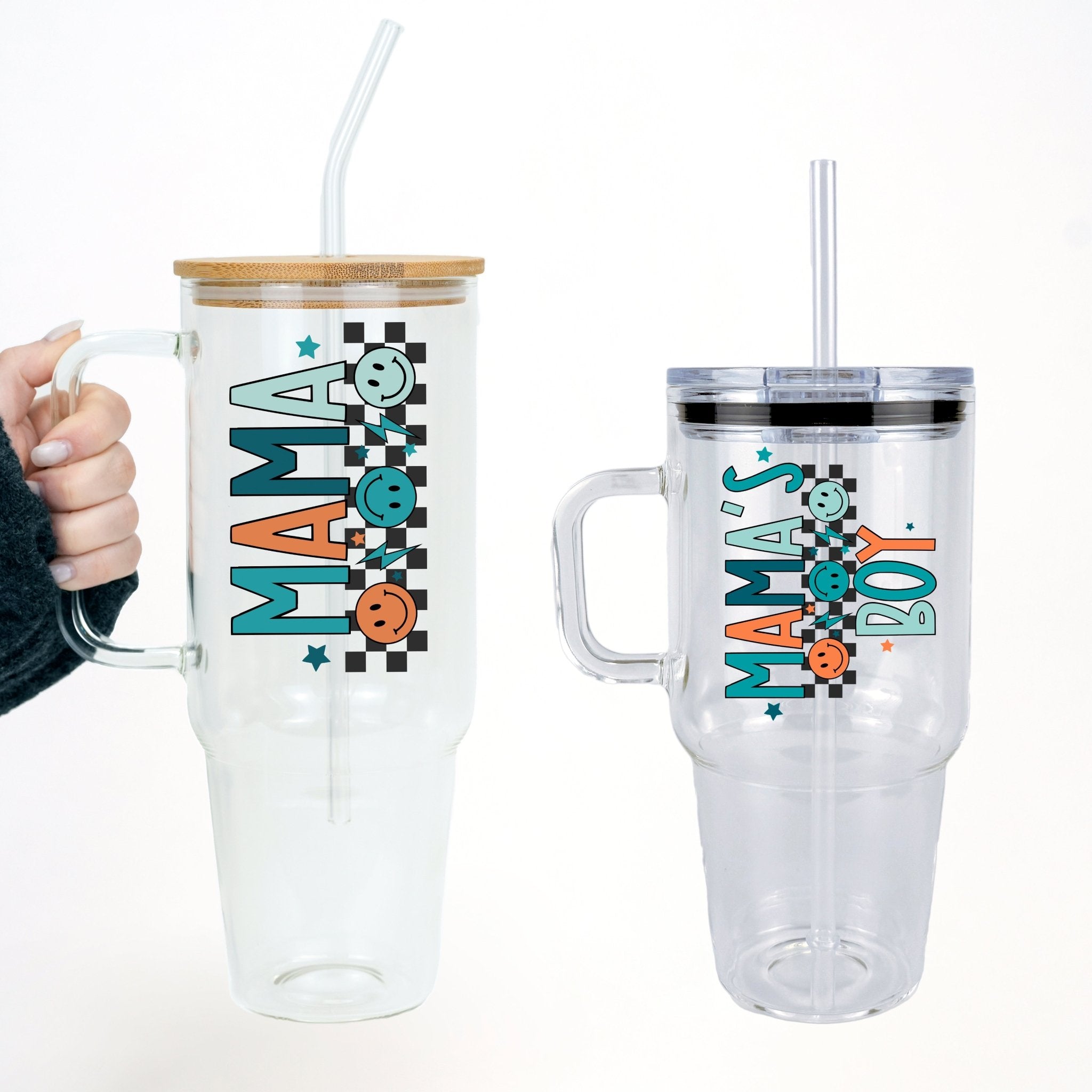 Mama + Mama’s Boy Matching Tumblers - Sip Sip Hooray