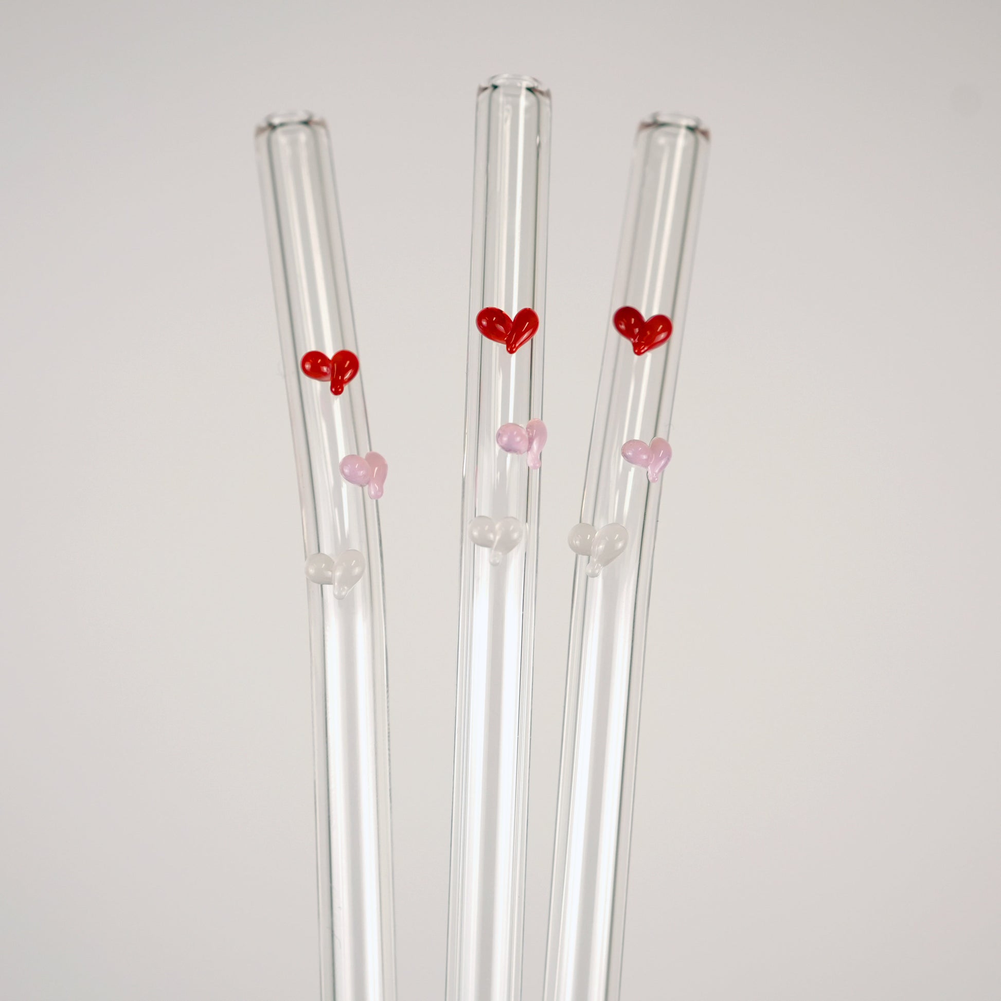 Mini Hearts Glass Straw - Sip Sip Hooray