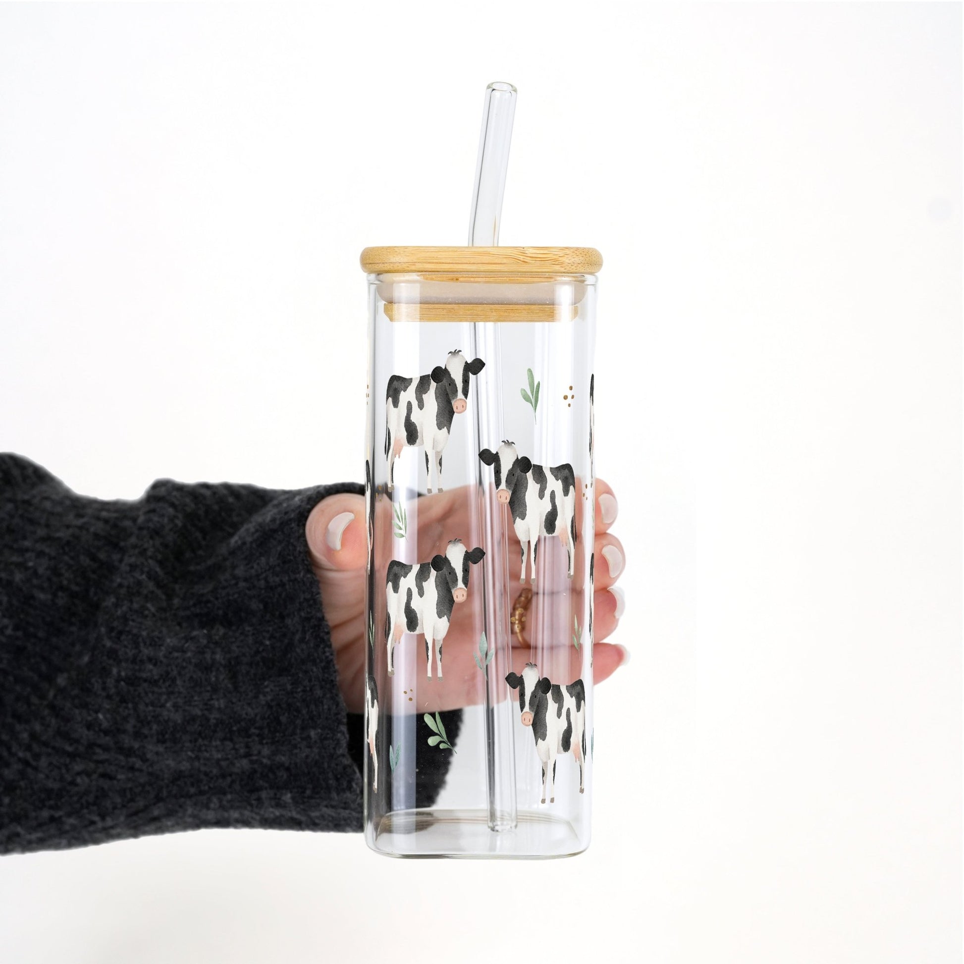Pasture Perfect Cow Cup With Lid and Straw - Sip Sip Hooray