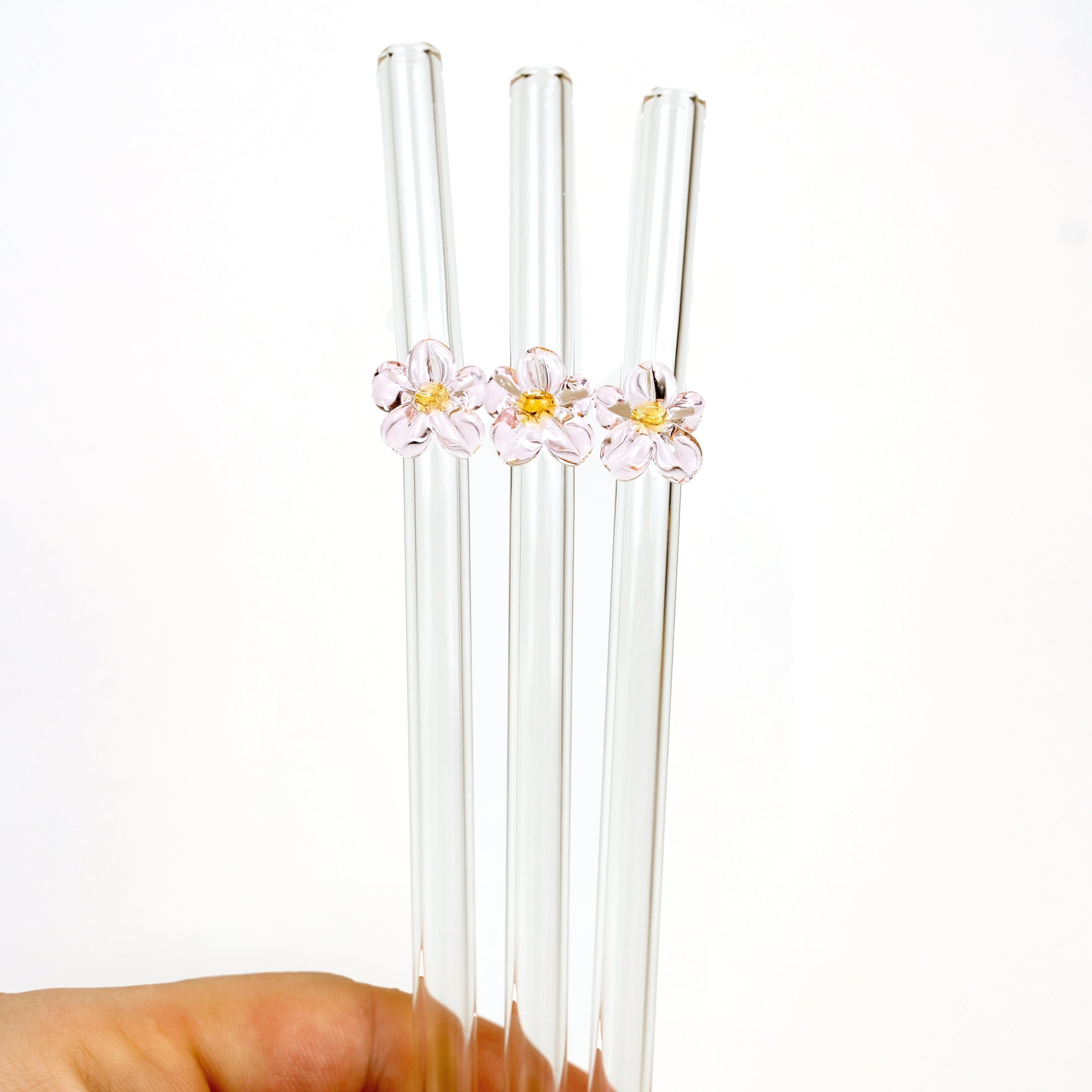 Spring Collection Glass Straws - Sip Sip Hooray