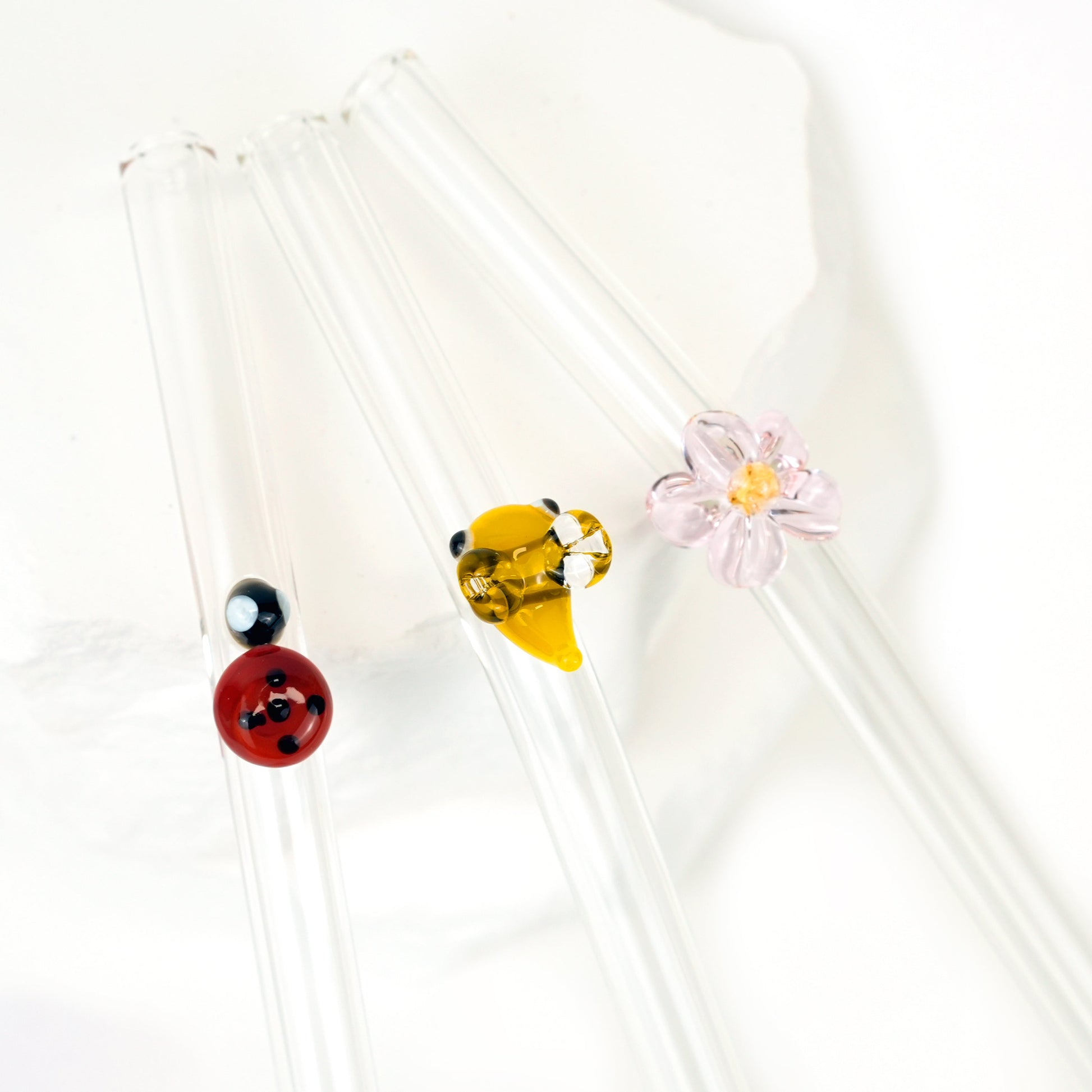 Spring Collection Glass Straws - Sip Sip Hooray