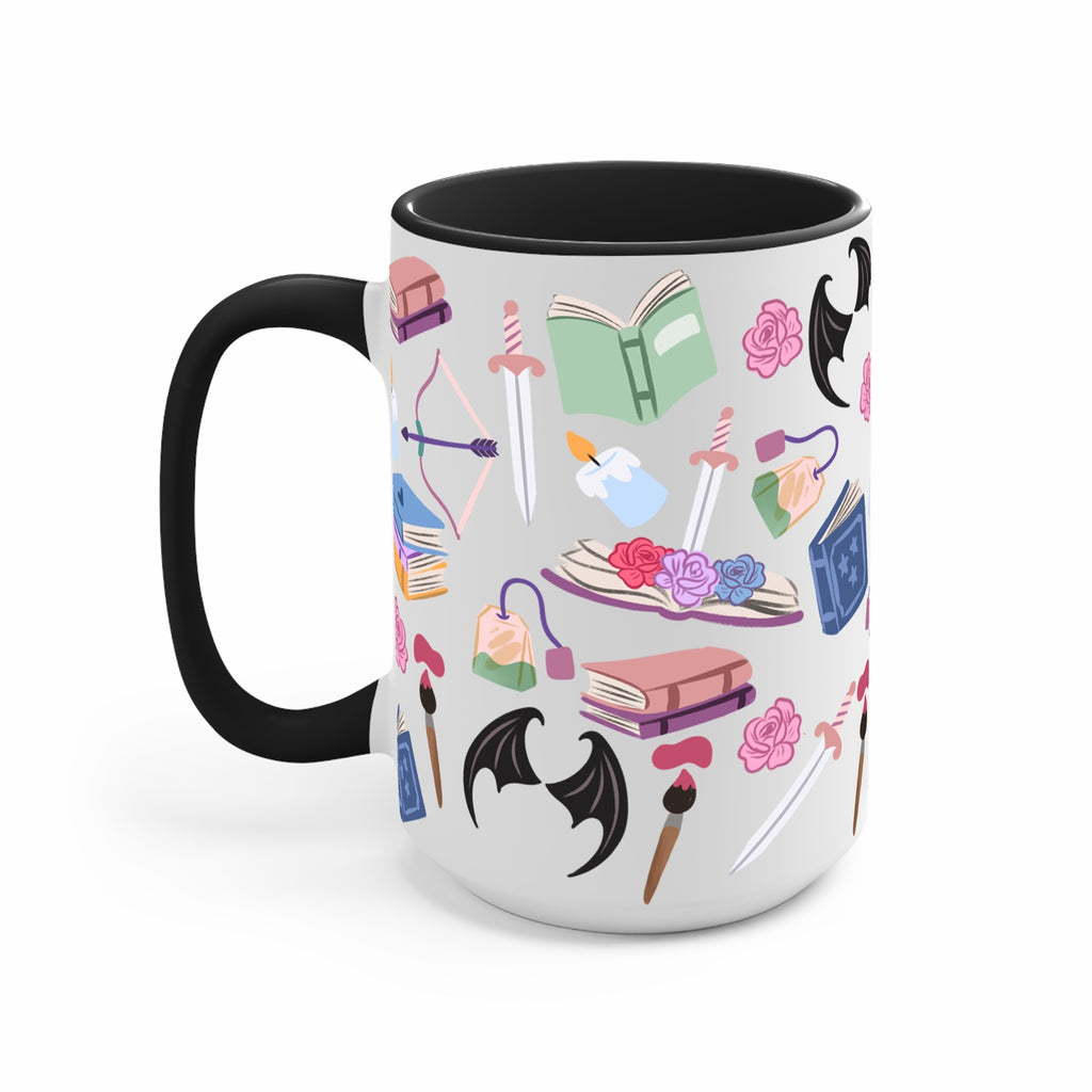 Night Court Fantasy Glass Cup, Mug & Tumbler with Lid and Straw