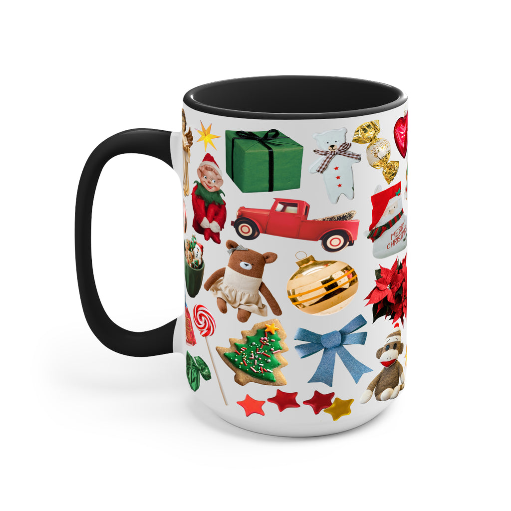 Christmas Trinkets Glass Cup, Mug & Tumbler with Lid and Straw