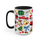 Christmas Trinkets Glass Cup, Mug & Tumbler with Lid and Straw