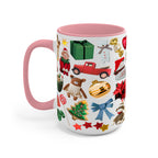 Christmas Trinkets Glass Cup, Mug & Tumbler with Lid and Straw
