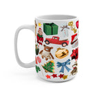 Christmas Trinkets Glass Cup, Mug & Tumbler with Lid and Straw