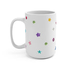 Gemstone Sparkle Glass Cup, Mug & Tumbler with Lid and Straw