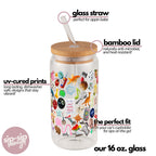 Trinket Core Glass Cup, Mug & Tumbler with Lid and Straw