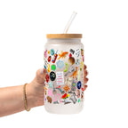 Trinket Core Glass Cup, Mug & Tumbler with Lid and Straw