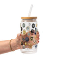 Whimsy Goth Glass Cup, Mug & Tumbler with Lid and Straw