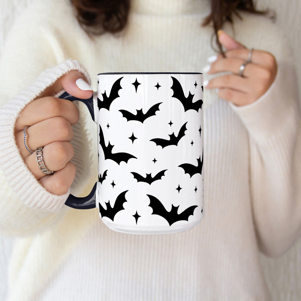 Bats on Bats Glass Cup, Mug & Tumbler with Lid and Straw