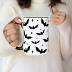 Bats on Bats Glass Cup, Mug & Tumbler with Lid and Straw