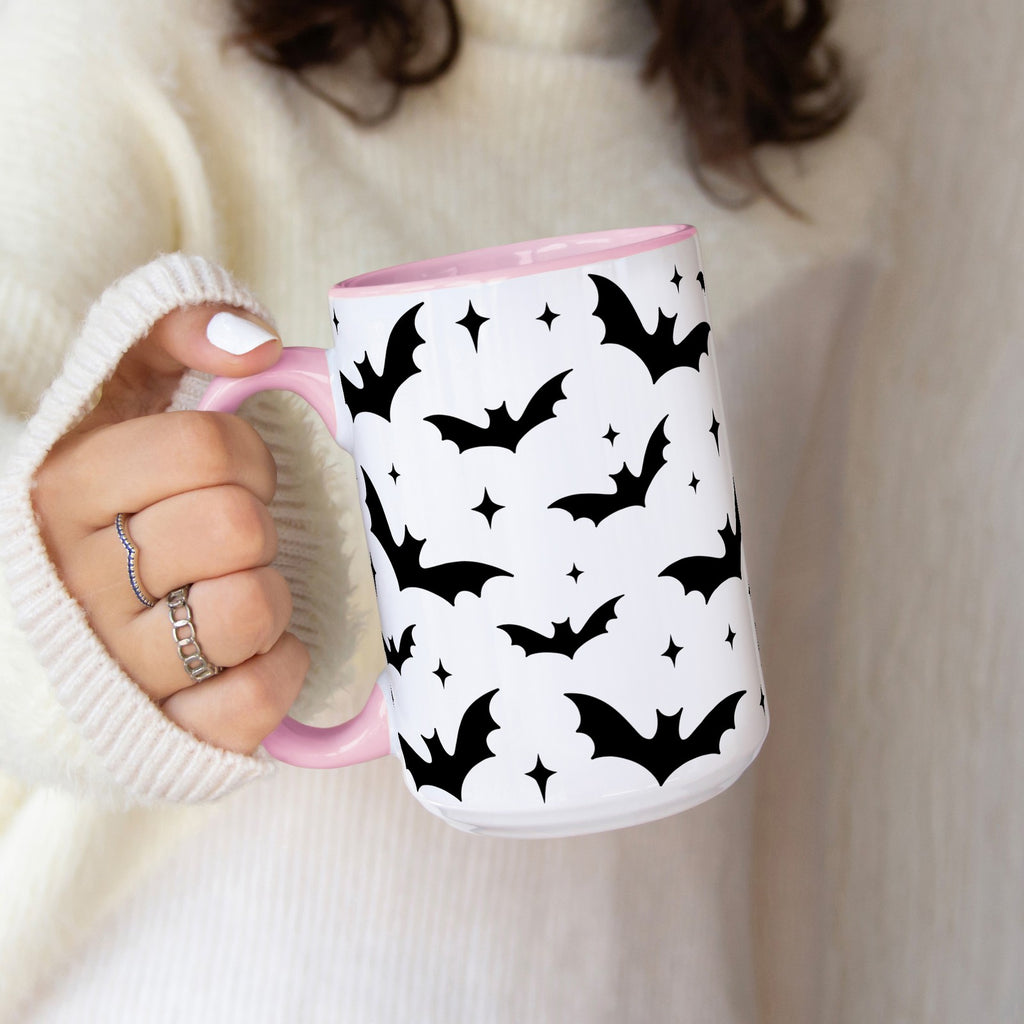 Bats on Bats Glass Cup, Mug & Tumbler with Lid and Straw